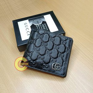 Gucci genuine cow Leather wallet For Mens with full box